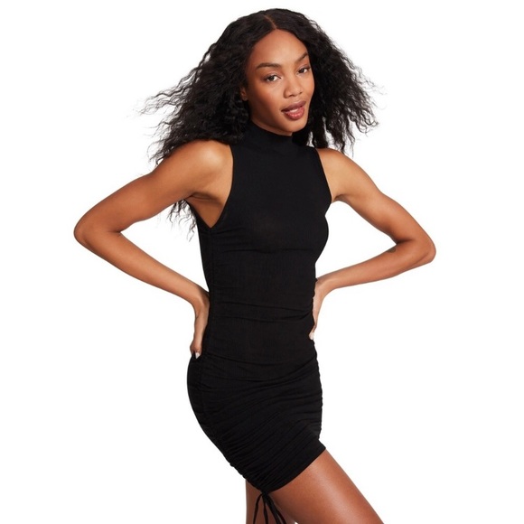 BB Dakota by Steve Madden Smokeshow sleeveless black mini dress, Small - Picture 4 of 9